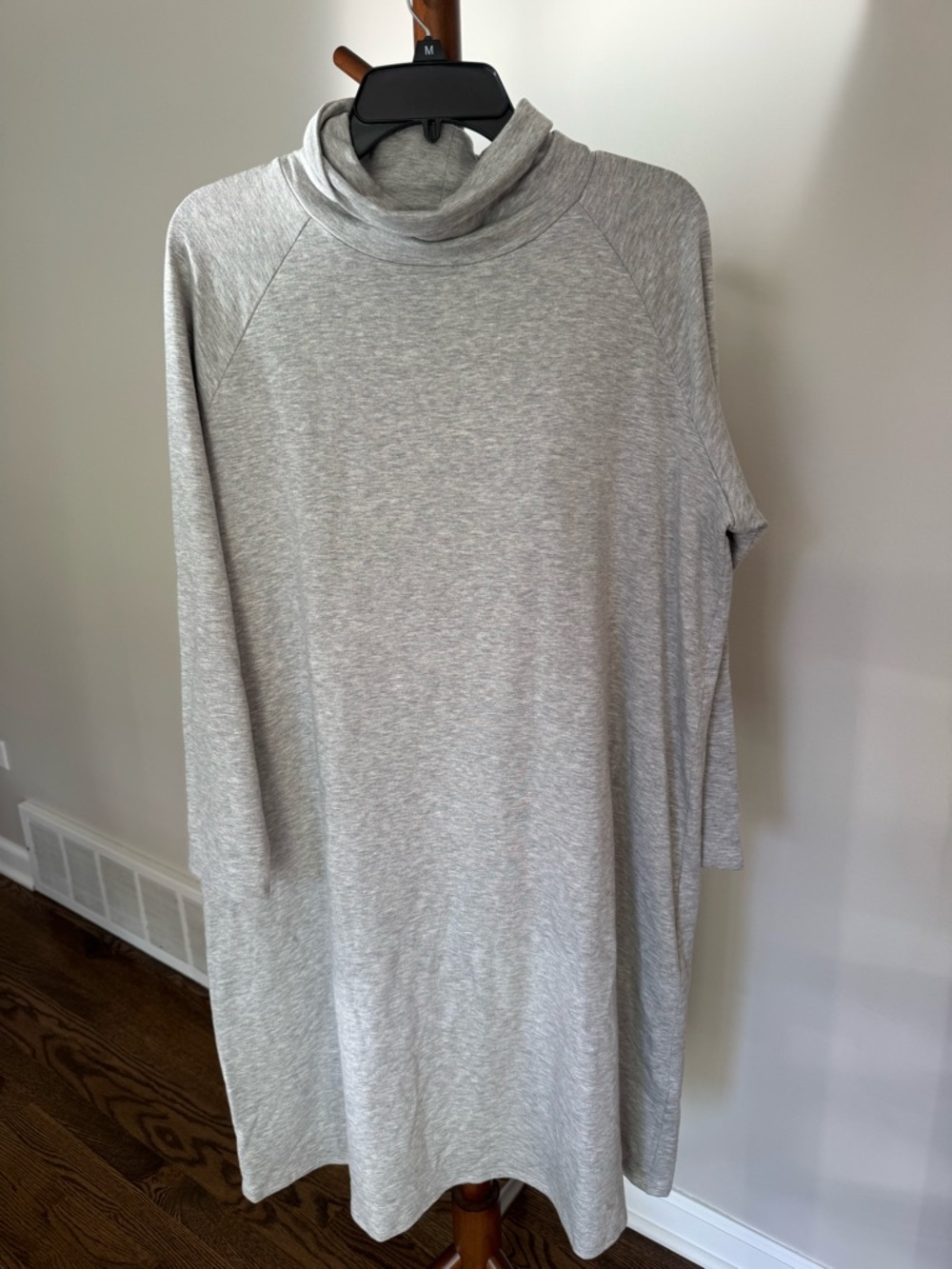 NWOT Eileen Fisher Heather Gray Knit Dress